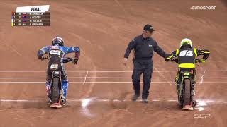 Final of SGP Cardiff 2023 Vaculik wins  Zmarzlik fantastic attack [upl. by Llebasi]