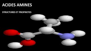 Vidéo N°2 les caractéristiques des acides aminés AA [upl. by Lund399]