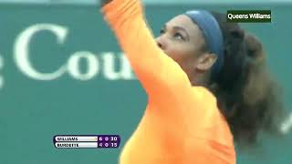 Serena Williams v Mallory Burdette  Charleston 2013 R3 Highlights [upl. by Claudio]