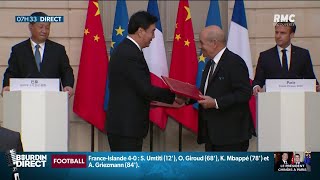 Climat ce que prévoient les coopérations entre la France et la Chine [upl. by Ciryl]