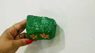 stone on painting stone craftsunit kala craft [upl. by Raynold386]