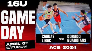 Dorado Guardianes vs Caguas Libac ACB 2024 16U 🏀 basketball [upl. by Ahtaela]