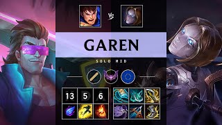 Garen Mid vs Orianna Unstoppable  EUW Master Patch 1422 [upl. by Hovey]