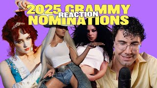 Reacting to the 2025 Grammy Nominations [upl. by Ritz]