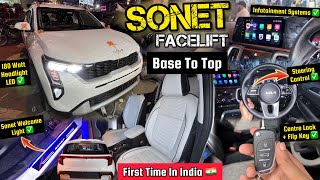 2024 Kia Sonet HTE Base To Top Modification 🔥 Kia Sonet Facelift HTE Modified [upl. by Eisen]