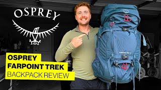 Osprey Farpoint Trek 75 Review  BEST TRAVEL BACKPACK [upl. by Groot]