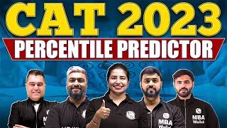 CAT 2023 Percentile Predictor By MBA Wallah  Percentile predictor for CAT Exam [upl. by Speroni136]