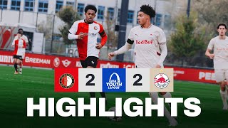 Wildes UYLUnentschieden  Feyenoord 2  2 FC Salzburg  Highlights  4 UYLSpieltag [upl. by Anaihsat]