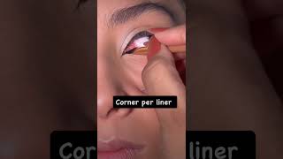 Corner per liner kasis lagyayoutubeshorts makeuptips 💯🔥 [upl. by Leitao793]