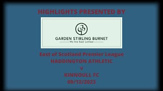 Haddington Athletic v Kinnoull FC  09122023 [upl. by Purse]