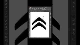 Citroen car logo design in Adobe Illustrator illustrator tutorial logo [upl. by Schilit]