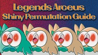 The Best Way to Hunt Shiny Alpha Pokémon  Legends Arceus Massive Mass Outbreak Permutation Guide [upl. by High763]