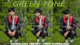 Green preset lightroom mobile  how to edit green tone [upl. by Thissa]