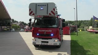 NIEUWE Ladderwagen  Autopomp  Brandweer Puurs [upl. by Hayley767]