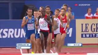 3000m Steeplechase Men Final  European Athletics Championships 2016 [upl. by Scherman]