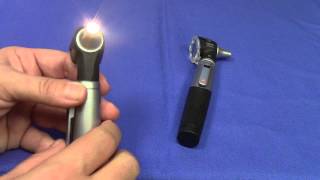 Heine Mini 3000 Otoscope Comparison [upl. by Enelyam689]