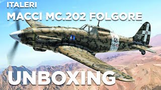 Italeri  Macchi MC202 Folgore  Unboxing  2518 [upl. by Flanigan]