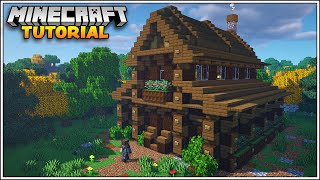 Minecraft 116 Storage House Tutorial How to Build [upl. by Oicaro]