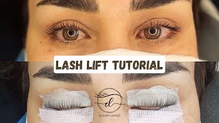 lash lift tutorial for beginners  lash lift amp tint  lift lashes [upl. by Nahgeam]