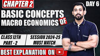 Macroeconomics  Basic concepts of Macroeconomics  Class 12  Part 2 [upl. by Okiam]