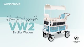 How to Assemble your VW2 Stroller Wagon🌟 [upl. by Safko]