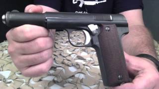 Astra Model 600 9mm SemiAuto Pistol Overview  Texas Gun Blog [upl. by Ahsenat]