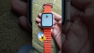 Playstore in smartwatch shortsfeed t800ultra youtubeshorts watch shortsfeed uv unboxer [upl. by Aleinad384]