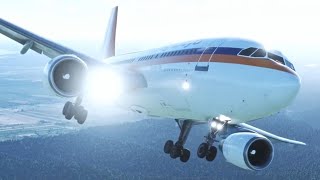 HapagLloyd Flug Flight 3378  Crash Landing Animation [upl. by Block]