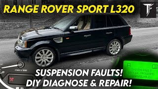 DIY AIR SUSPENSION DIAGNOSIS amp FIXING  Range Rover Sport L320 [upl. by Ehrsam268]