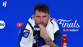 Luka Doncic talks the Finals loss FULL Postgame Interview 🎤 [upl. by Virnelli]