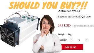 NEW Bitmain Antminer V9 Is it Profitable [upl. by Aned]