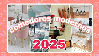 Comedores Modernos 2025 decora hogar interiordesign [upl. by Annaujat]