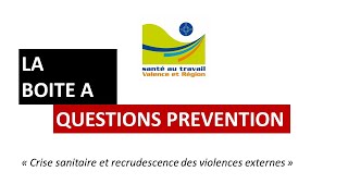 Violences externes  RPS et crise sanitaire [upl. by Ydnew]