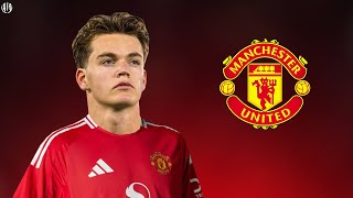 Sverre Nypan  Welcome to Manchester United 202425  Skills Goals amp Passes  HD [upl. by Charita]