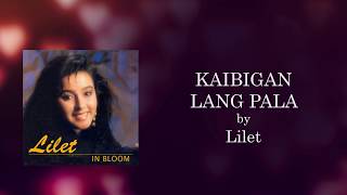 Lilet  Kaibigan Lang Pala Lyrics Video [upl. by Thornburg941]