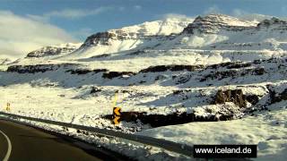 Fahrt auf der Straße 93 nach Seyðisfjörður [upl. by Harlie]