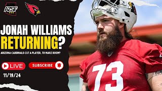 The Arizona Cardinals Cut A Player To Make Room For Jonah Williams 👀 [upl. by Meean420]