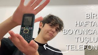 bir hafta boyunca tuşlu telefon kullandım [upl. by Nytsirc]