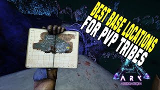 6 BEST BASE LOCATIONS FOR PVP TRIBES  ABERRATION  Ark Survival Evolved [upl. by Iclehc796]