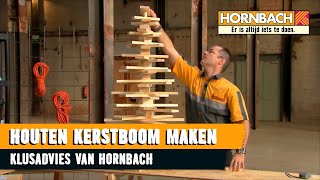 Houten kerstboom maken met HORNBACH [upl. by Nnaaihtnyc409]