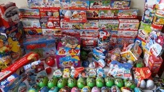 386 Surprise Eggs Kinder Surprise Collection [upl. by Bullard]