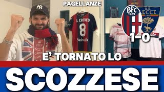 BOLOGNA LECCE 10 PAGELLANZE ❤️💙 LO SCOZZESE CAMBIA IL RISULTATO MIRANDA BENE [upl. by Teena90]