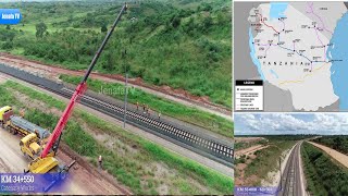 Video kipande cha pili reli ya kisasa Morogoro To Makutupora Tanzania SGR phase 2 [upl. by Treulich352]