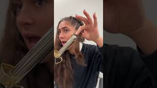 Rubber band hair hack beautyschool beautyschoolstudent haircare hair updo hairstyle [upl. by Victorie]