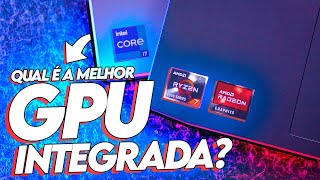 A PLACA DE VÍDEO INTEGRADA dos RYZEN são mais fortes que os da INTEL [upl. by Sarita592]