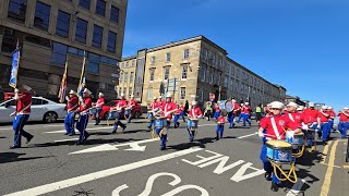 Royal Burgh Of Rutherglen campsie Club Apprentice Boys Of Derry Rutherglen Bluebell Flute Band 2024 [upl. by Yorker]