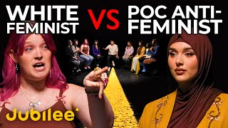 White Feminist vs POC AntiFeminist  Middle Ground [upl. by Nnairek]