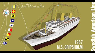 MS Gripsholm meets Kungsholm [upl. by Novyert867]