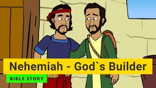 Bible story quotNehemiah  God’s Builderquot  Primary Year C Quarter 4 Episode 8  Gracelink [upl. by Ardene]