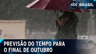 Final de outubro será de chuva intensa no centrooeste e sudeste  SBT Brasil 271024 [upl. by Florine413]